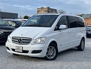 2011 MERCEDES-BENZ VIANO White V350 VIANO VITO 3.5L PETROL TRI PANE SUNROOF LEATHER 7 SEATER HEATED